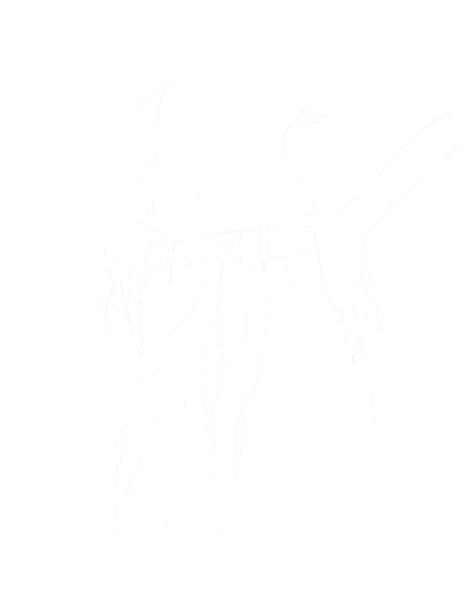 a drawing of a torso with lowrise pants and a crop-top